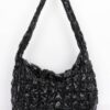 Quilted Metallic Padded Crossbody Bag