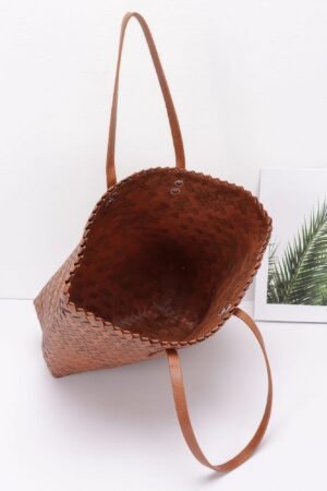 Pvc Braided Tote Bag