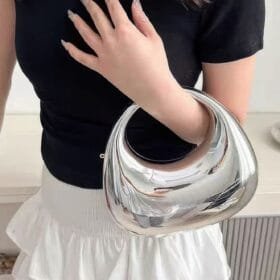 Metallic Acrylic Clutch