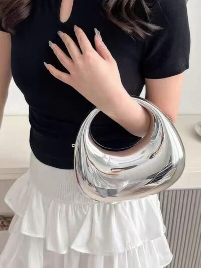 Metallic Acrylic Clutch