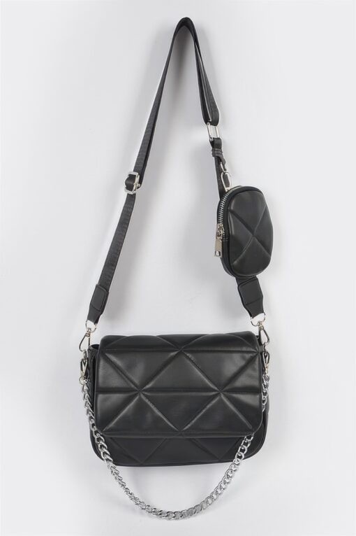 Quilted Crossbody Bag - Image 3