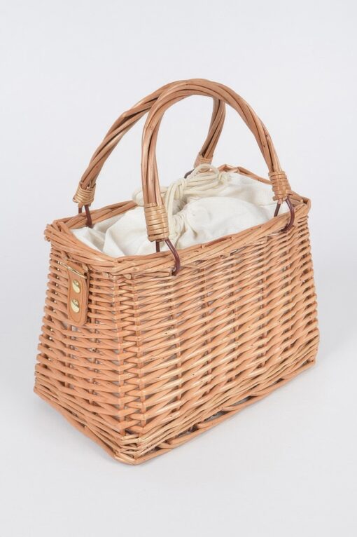 Bamboo Clutch W Faux Pearl Strap - Image 2