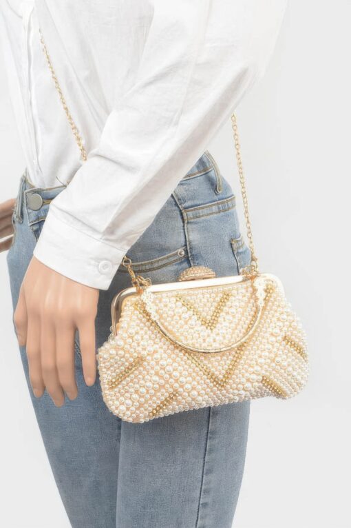Pearl Party Clutch - Image 4