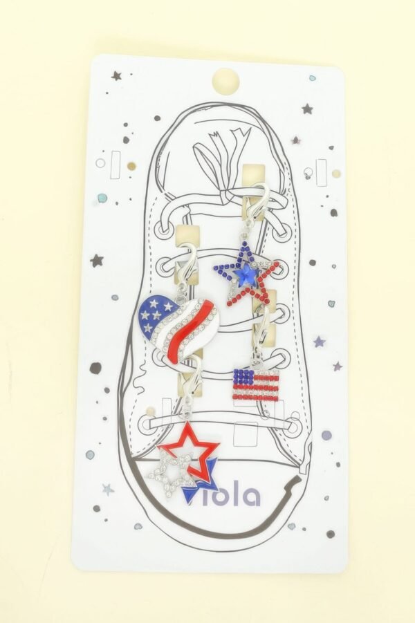 4pc Use Theme Shoelace Charm Set