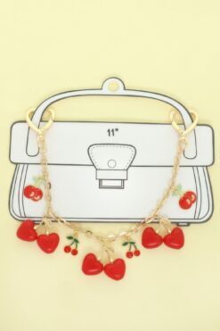 Cherry Theme Bag Charm Chain