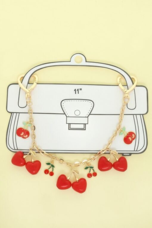 Cherry Theme Bag Charm Chain