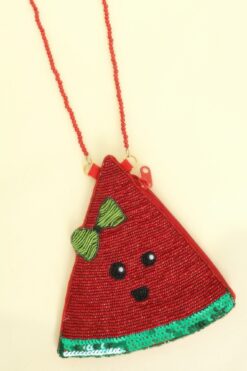 Ribboned Watermelon Crossbody Bag