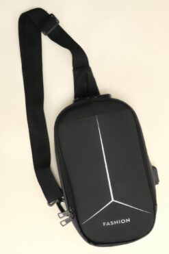 Sling Bag With Usb Charging Port & Password Lock