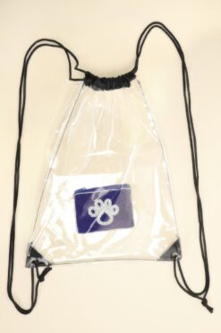 Transparent Stadium Approved Drawstring Backpack