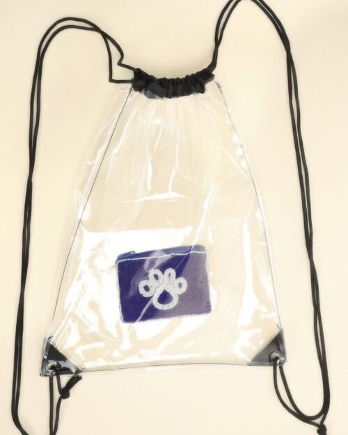 Transparent Stadium Approved Drawstring Backpack