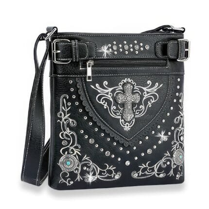Western Cross Studded Concealed Carry Bag