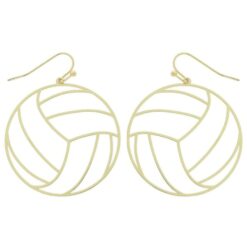 Gameday Volleyball Cutout Dangle Earrings