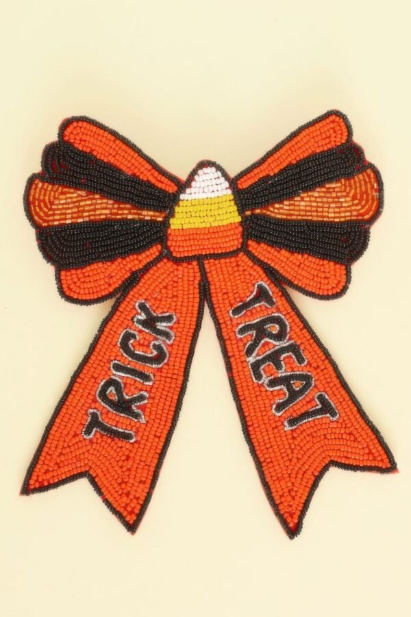 Halloween Theme Ribbon Barrette Hair Clip