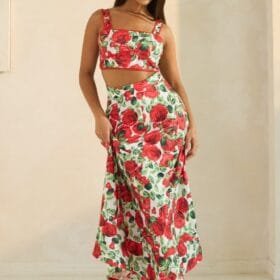 Rose Romance Two-piece Set