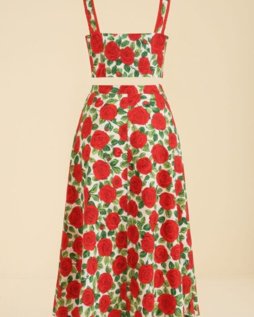 rose romance two-piece set