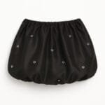 Bubble Lace Up Mini Skirt