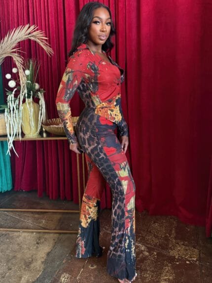 Scarlet Inferno Jumpsuit