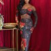 Midnight Rose Mesh Set