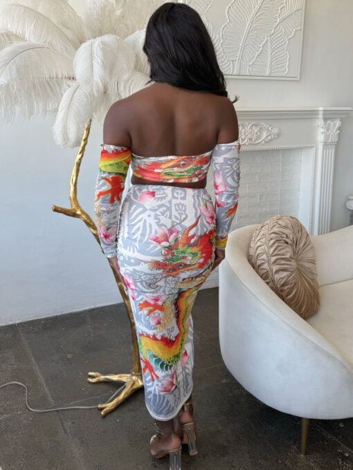 Dragon Empress Mesh Skirt Set - Image 3