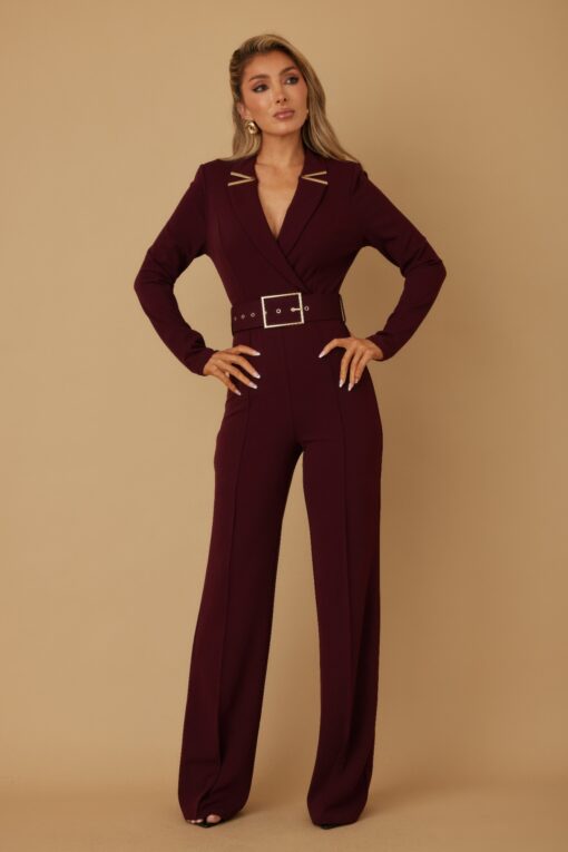 Blazer Suit Long Sleeve Jumpsuit - Image 5