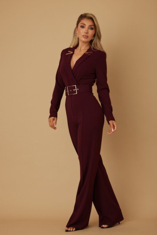 Blazer Suit Long Sleeve Jumpsuit - Image 6