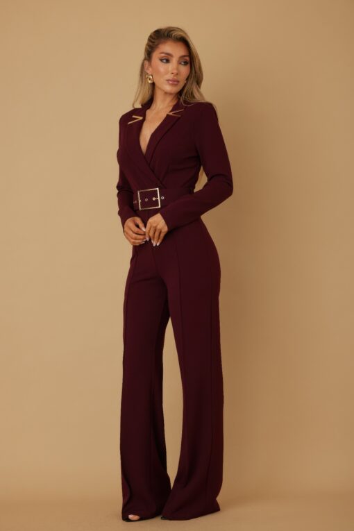 Blazer Suit Long Sleeve Jumpsuit - Image 7