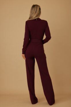 Blazer Suit Long Sleeve Jumpsuit