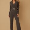 Blazer Suit Long Sleeve Jumpsuit