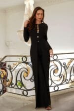 Long Slit Jumpsuit
