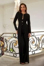 Long Slit Jumpsuit