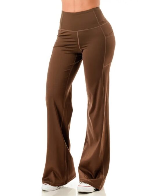 Wide Leg Flare Yoga Pants - Image 8