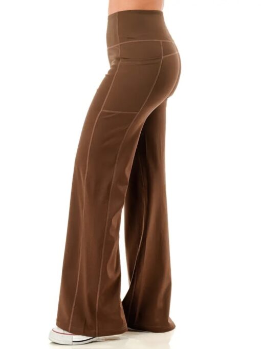 Wide Leg Flare Yoga Pants - Image 10