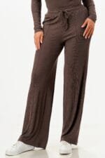 Long Sleeve Ribbed Bodysuit And Pants Set