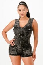 Strachy Denim Romper