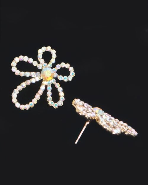 pearl flower earring