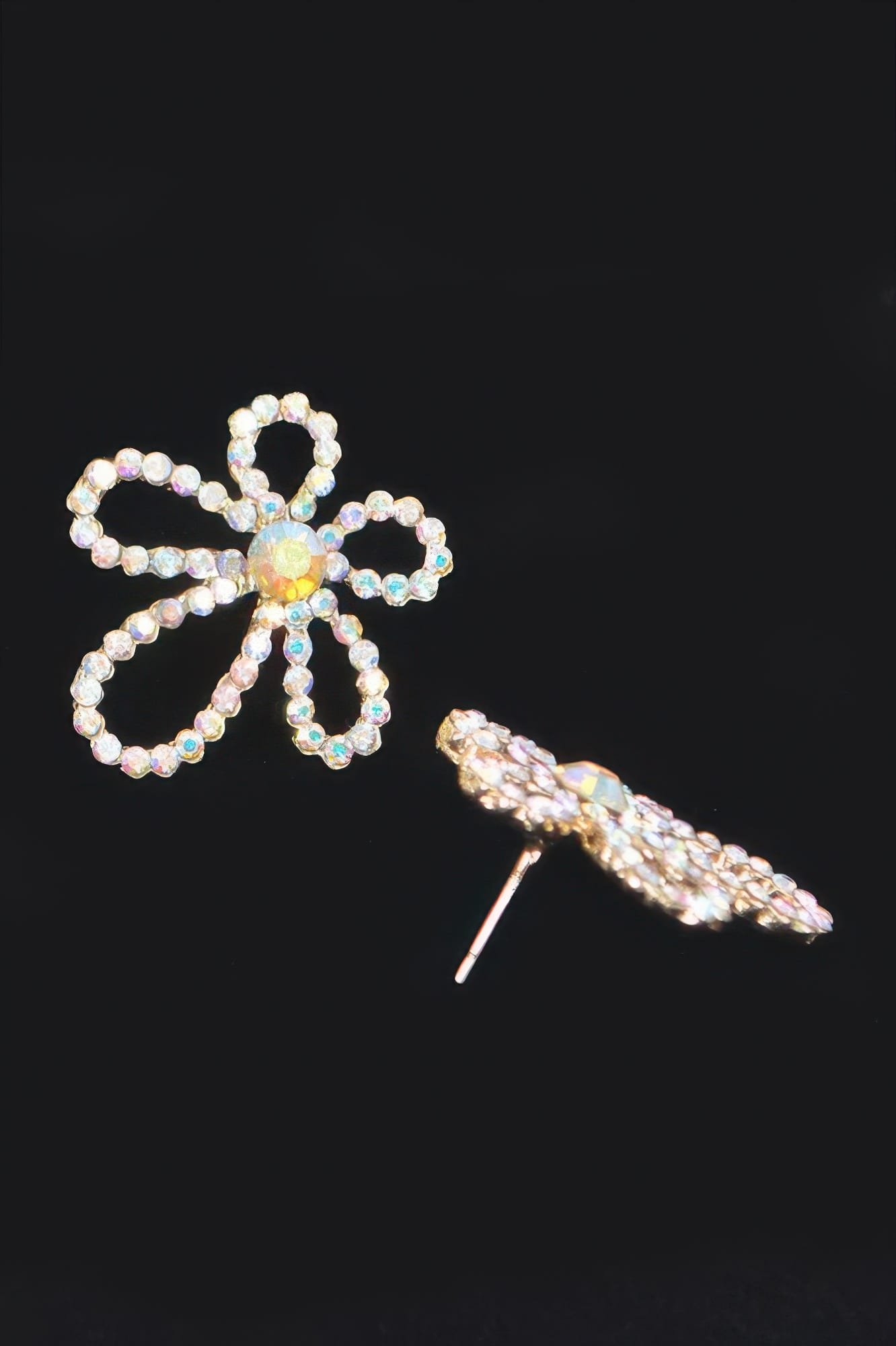 pearl flower earring