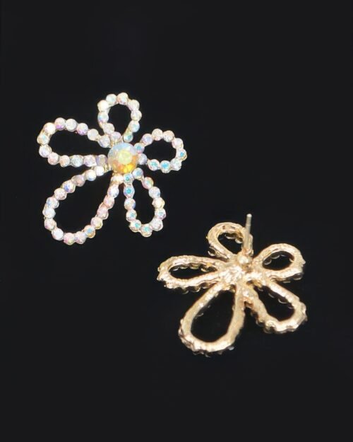 pearl flower earring