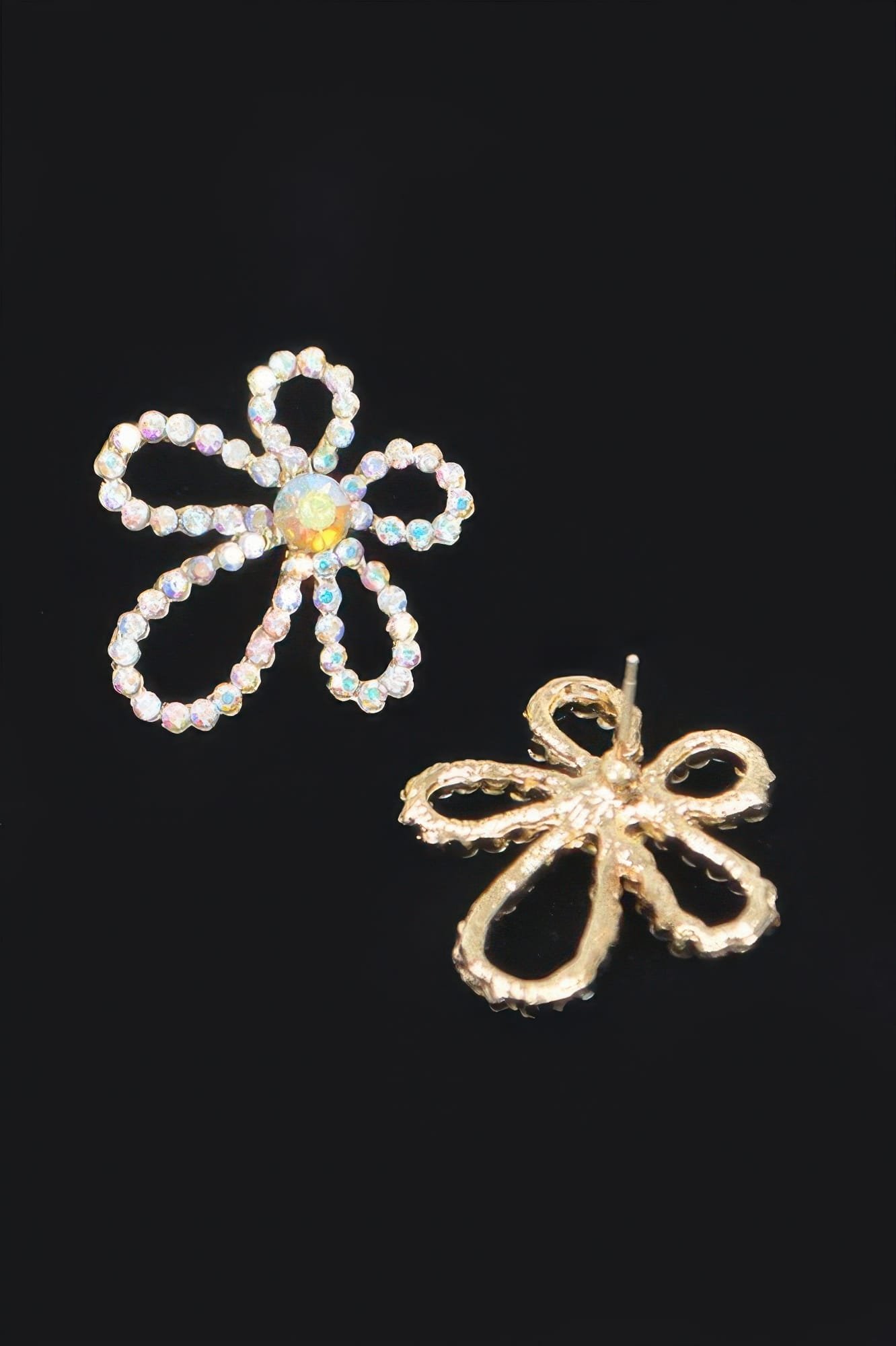 pearl flower earring