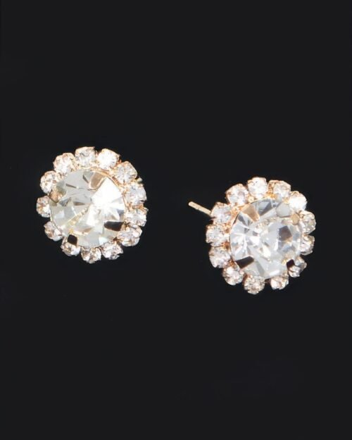 stone stud earring