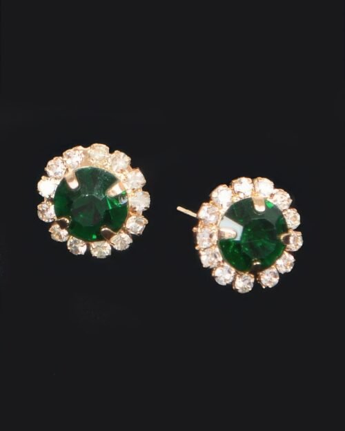 stone stud earring