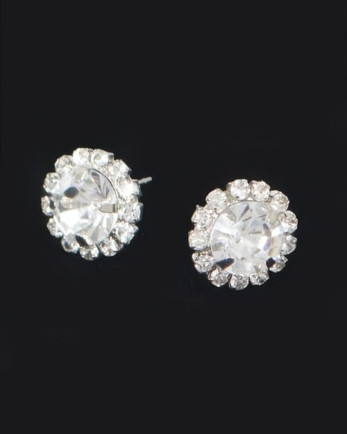 stone stud earring