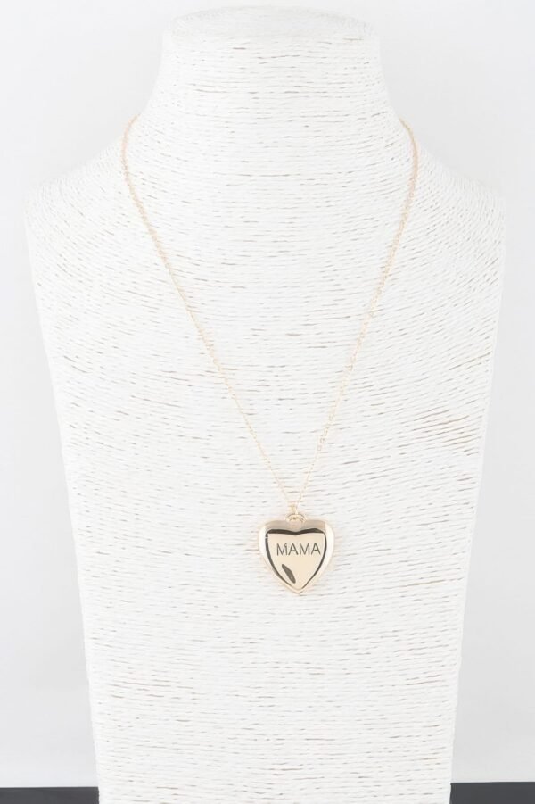 Mama Heart Pendant Necklace