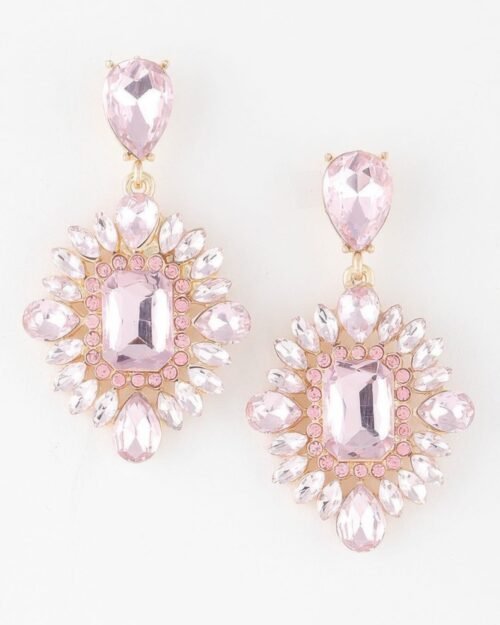 Crystal Jewel Drop Earrings