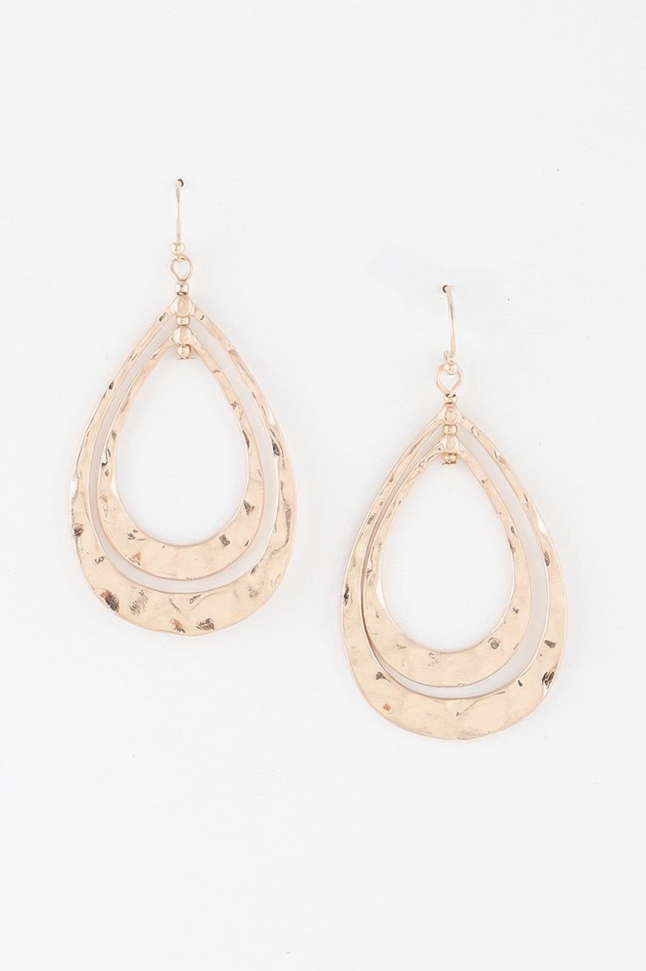 WH2249824.jpg Hammered Double Teardrop Earrings