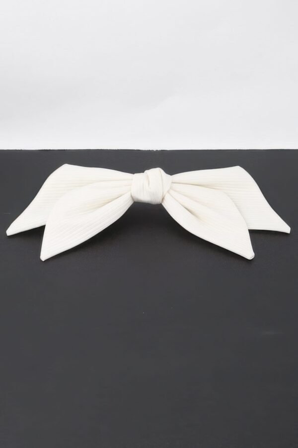 Lined Ribbon Hair Clip