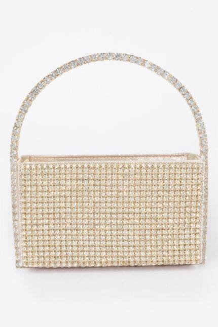Oversized Rhinestone Shoulder Bag