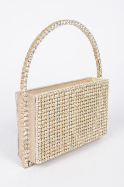 Oversized Rhinestone Shoulder Bag