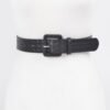 Faux Leather Braided Embossed Belt