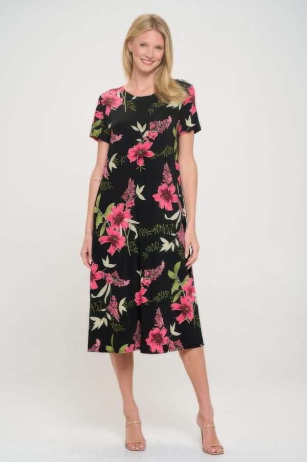 Print Bns Long Dress