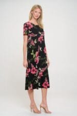 Print Bns Long Dress